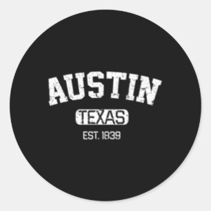 Adesivo Austin Texas Est 1839