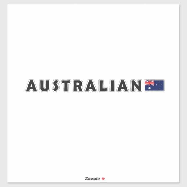 Adesivo Austrália australiana (Folha)
