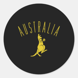 Adesivo Austrália Boxe Canguru