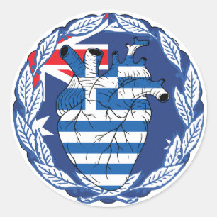 Adesivo Austrália, Grécia, Independência Grega