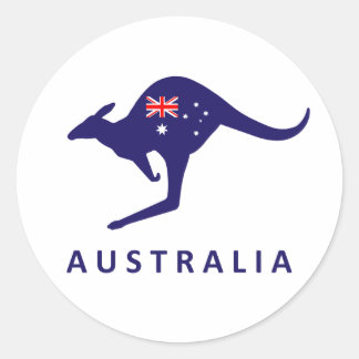 ADESIVO AUSTRÁLIA KANGAROO FLAG STICKER