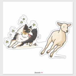 Adesivo Australian Shepherd - Pastoreio
