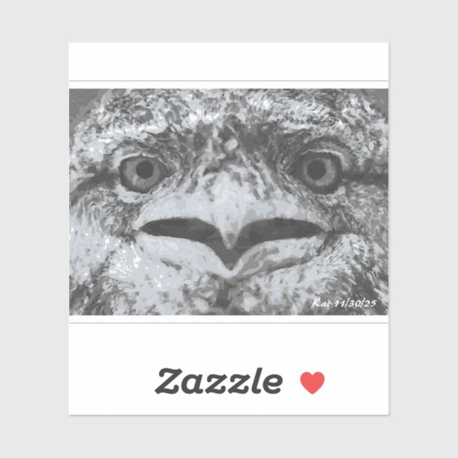 Adesivo Australian Wildlife, Nature's Curmudgeon, Animal (Folha)