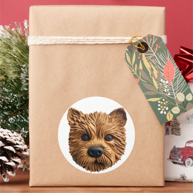 Adesivo Australiano Terrier Dog 3D Inspirado (Feriado)