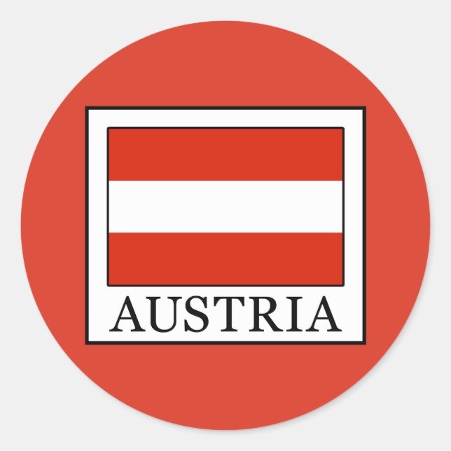Adesivo Áustria (Frente)