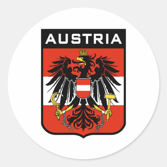 Adesivo Áustria (Frente)
