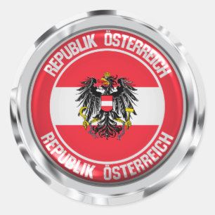 Adesivo Áustria Round Emblem
