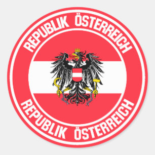 Adesivo Áustria Round Emblem