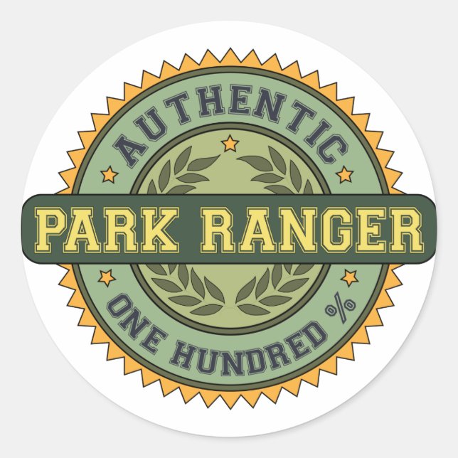 Adesivo Authentic Park Ranger (Frente)