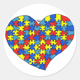 Adesivo Autism Heart