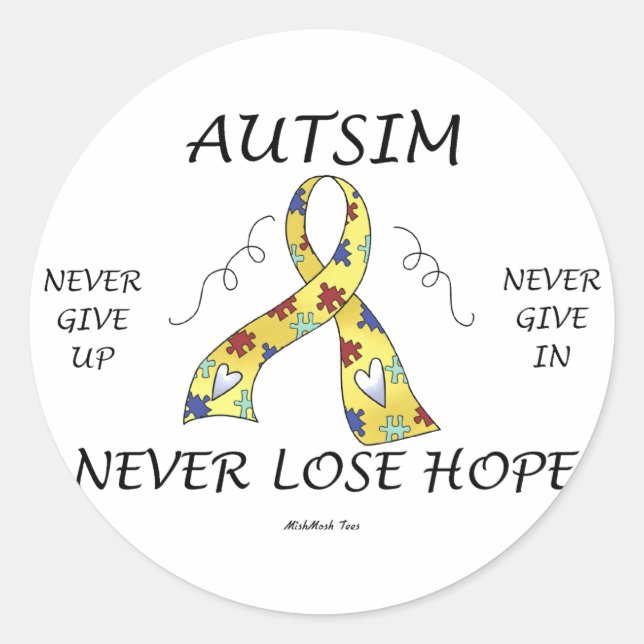 Adesivo Autism Hope (Frente)