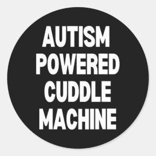 Adesivo Autism Powered Cuddle Machine