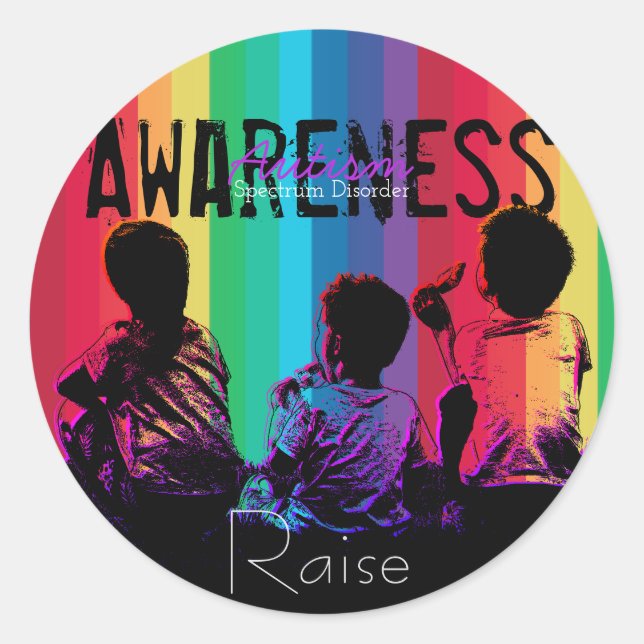 Adesivo Autism Spectrum Disorder Awarker (Frente)