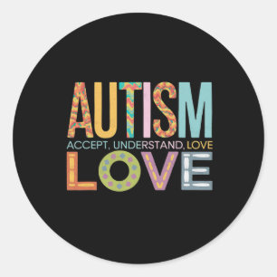 Adesivo Autismo Aceitar Compreender Ki Suporte à Consciênc