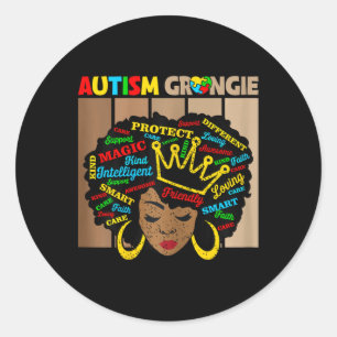Adesivo Autismo Afro-Africano Grangie Awarene