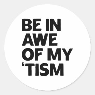 Adesivo Autismo Camisa Engraçado Estar Atento Ao Meu Tema 
