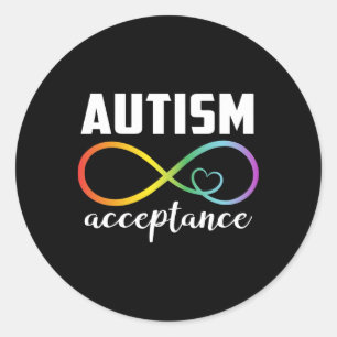 Adesivo Autismo Consciência Aceitação de Camisas Autismo C