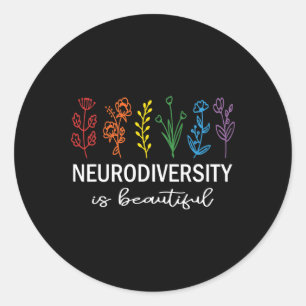 Adesivo Autismo Consciência Aceitação Neurodiversidade É B