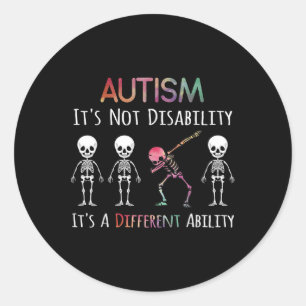 Adesivo Autismo Consciência Dabitando Autismo Do Crânio Nã