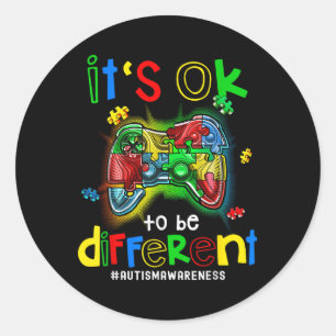 Adesivo Autismo Conscientista Está Tudo Bem Ser Diferente