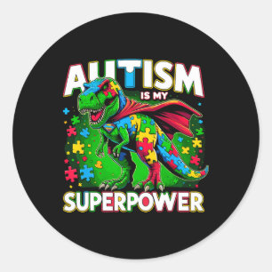Adesivo Autismo É Minha Consciência De Autismo De Superpot