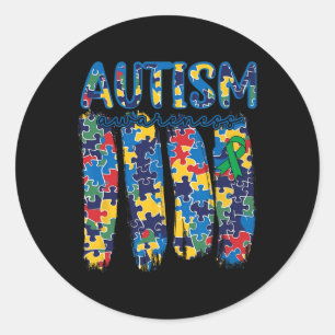 Adesivo Autismo Espectro de Consciência Brushaft Quebra-ca