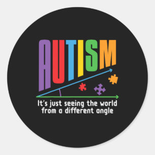 Adesivo Autismo, está vendo o ângulo diferente do mundo