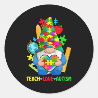 Adesivo Autismo Gnomos Autismo Consciência Mês Autismo Tea
