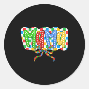 Adesivo Autismo Mãe Mãe Arco Coquette Autismo Autismo Cons