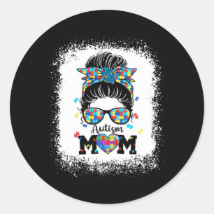 Adesivo Autismo Mãe Vida Mensagem Bun Estigia Mães Bandana