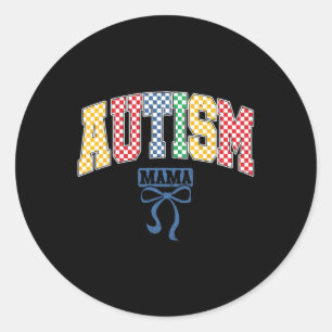 Adesivo Autismo Mamãe Arco Coquette Autismo Fofo