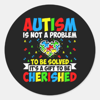Adesivo Autismo Não É Um Problema A Ser Resolvido - Autism