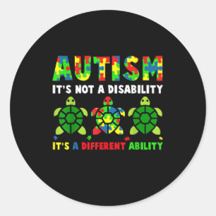 Adesivo Autismo Não É Uma Consciência De Deficiência A