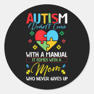 Adesivo Autismo Não Vem Com Consciência Manual Com Uma