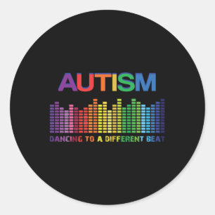 Adesivo Autismo Quebra-cabeça Autismo Sensibilização Dança