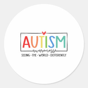 Adesivo Autismo Retroativo Vendo O Mundo Diferentemente Au