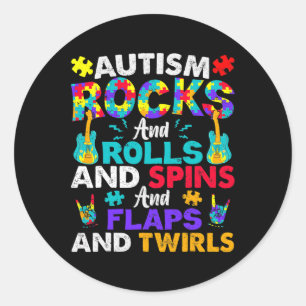 Adesivo Autismo Rocha E Faz Divertimento Autismo Sensibili