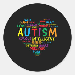 Adesivo Autismo Sensibilização Autismo Autismo Cardíaco Au