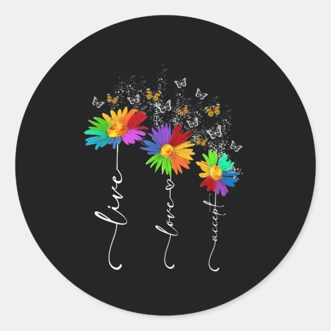 Adesivo Autismo Sensibilização Camisa Amor Aceita Autismo  (Frente)