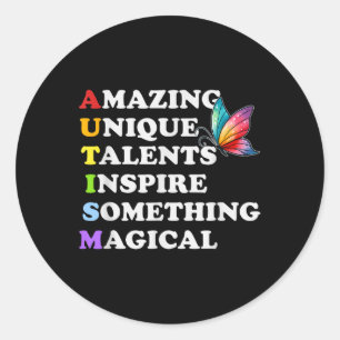 Adesivo Autismo Sensibilização Crianças Adultos Mulheres M