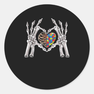 Adesivo Autismo Sensibilização Gótica Autismo Quebra-cabeç