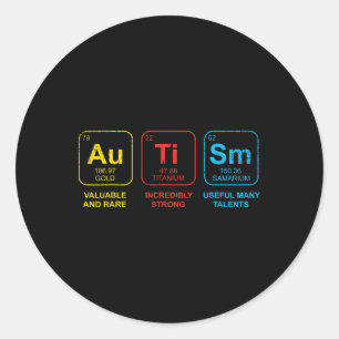 Adesivo Autismo Sensibilização Mulheres Homens Elementos p