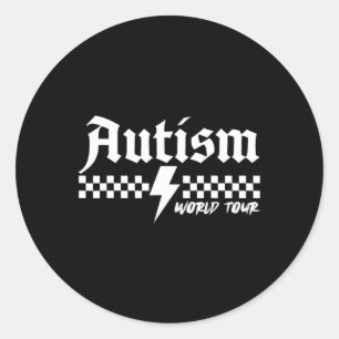 Adesivo Autismo Sensibilização Mundo Autismo Tour Be Kind 