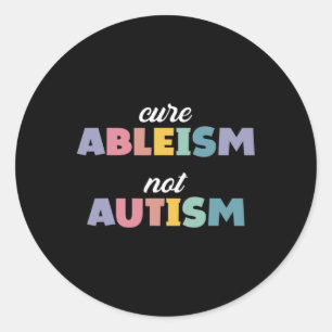 Adesivo Autismo Sensibilização Suporte A Abletismo Não É U