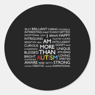 Adesivo Autismo Sou Mais Do Que Autismo