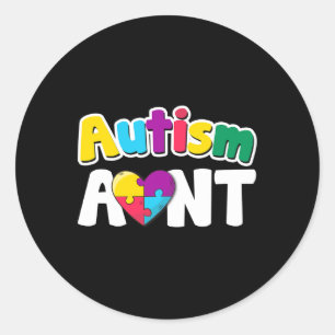 Adesivo Autismo Tia Conscientista Quebra-cabeça