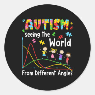 Adesivo Autismo Vendo Mundo De Diferentes Ângulos Sped Mat