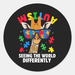 Adesivo Autismo Vendo O Mundo Diferente Sensibilizar Gira