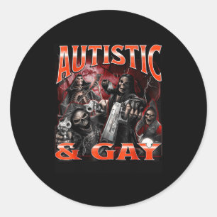 Adesivo Autista E Gay Engraçado Esqueleto Meme Pirata