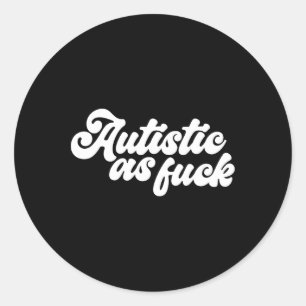 Adesivo Autista Engraçado Como Consciência Autista Humor S